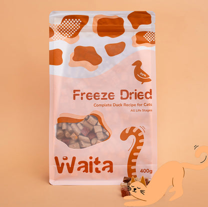 Waita Freeze Dried Complete Duck Recipe 20g/400g/1.2kg - Cat