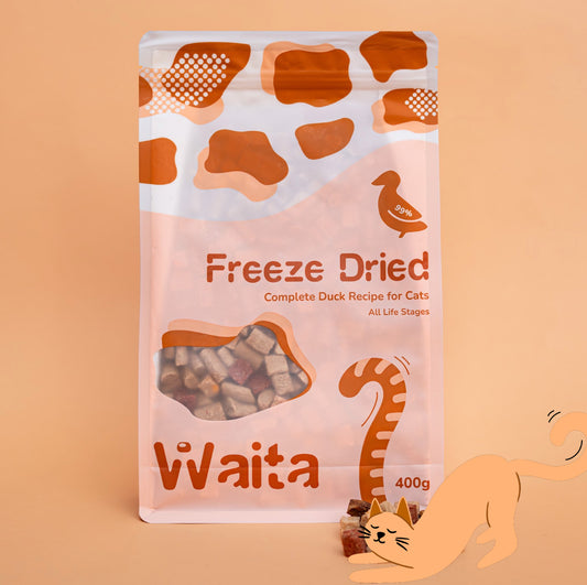 Waita Freeze Dried Complete Duck Recipe 20g/400g/1.2kg - Cat