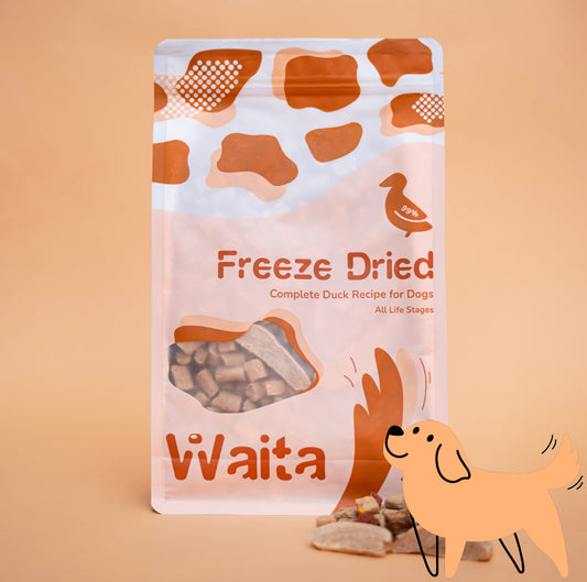 Waita Freeze Dried Complete Duck Recipe 20g/400g/1.2kg - Dog