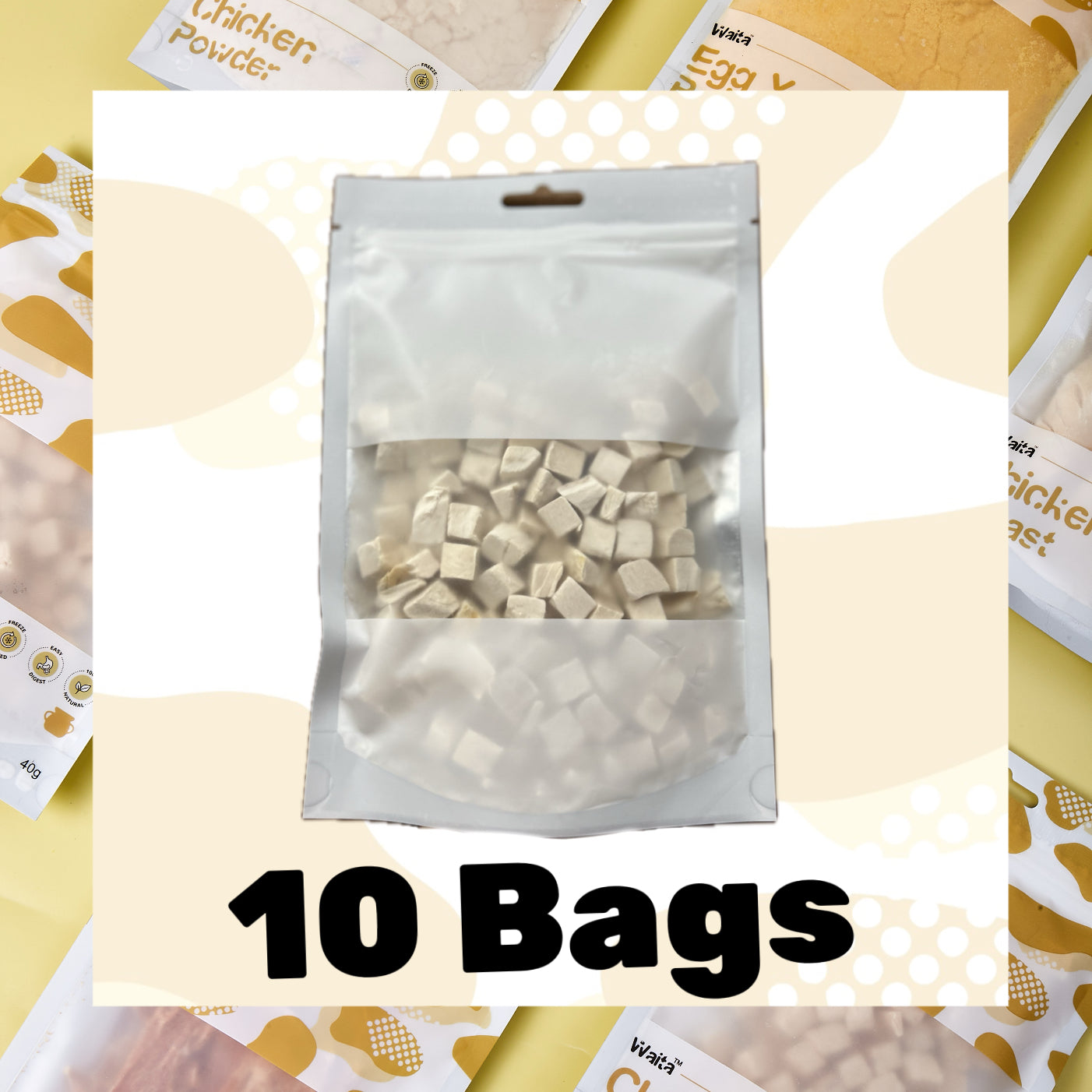 Waita Freeze Dried Chicken Cube 50g/500g