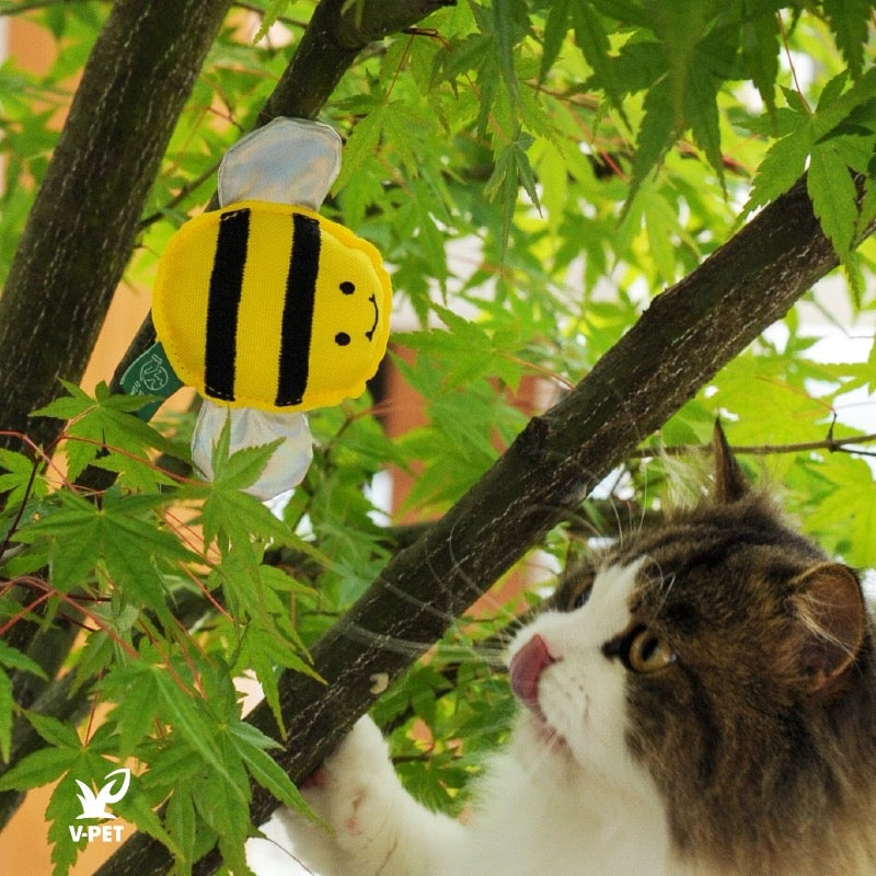 Bee – RPET Catnip Toy 🐝🐱