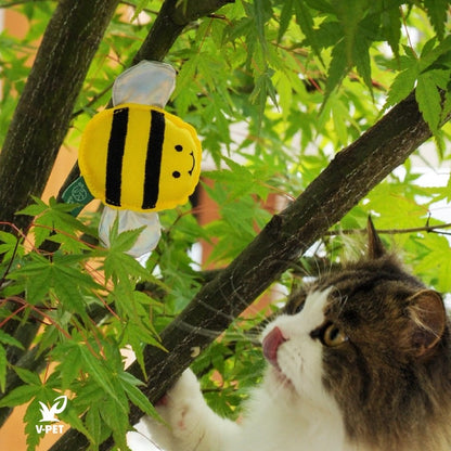 Bee – RPET Catnip Toy 🐝🐱