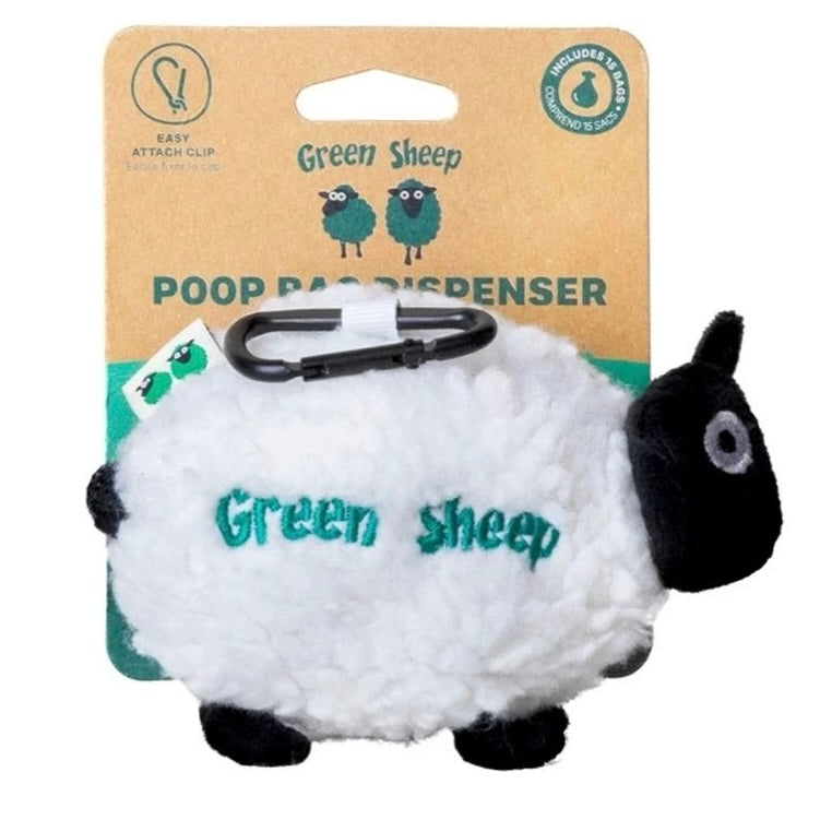 🐑✨ Sheep Poop Bag Dispensers — Green & White