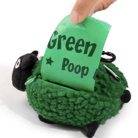 🐑✨ Sheep Poop Bag Dispensers — Green & White