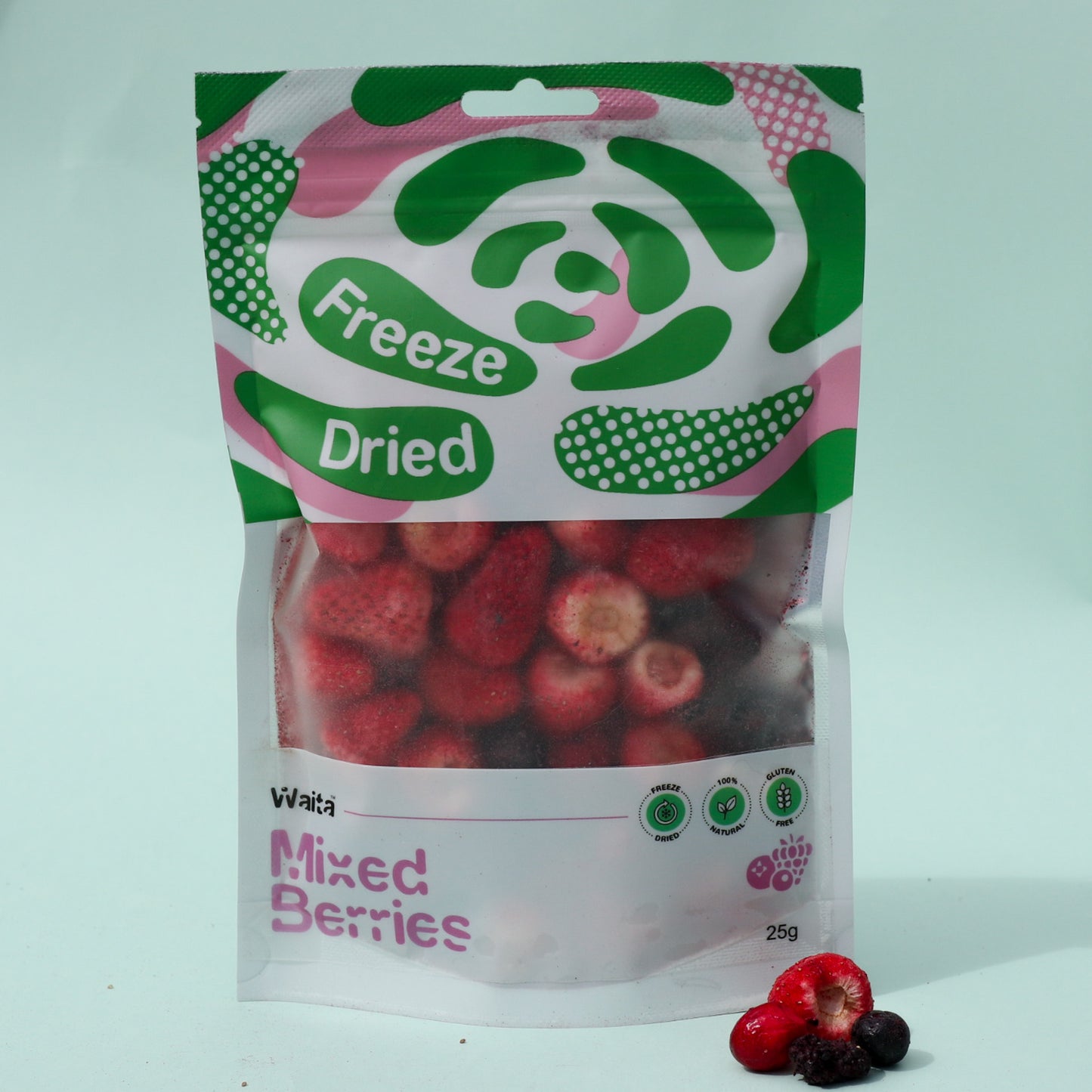 Waita Freeze-Dried Mixed Berries (25g/250g)