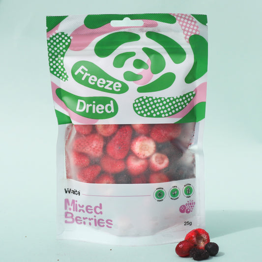 Waita Freeze-Dried Mixed Berries (25g/250g)