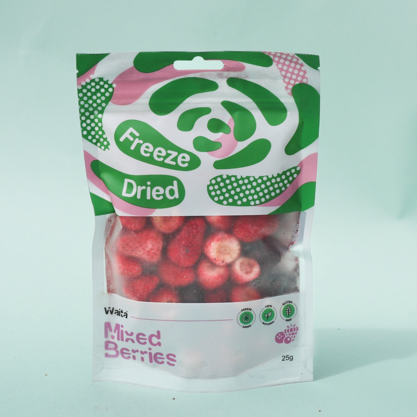 Waita Freeze-Dried Mixed Berries (25g/250g)