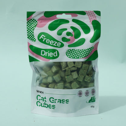 Waita Freeze-Dried Cat Grass Cubes (50g/500g)