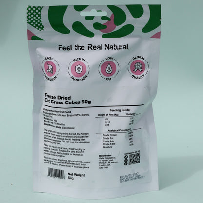 Waita Freeze-Dried Cat Grass Cubes (50g/500g)