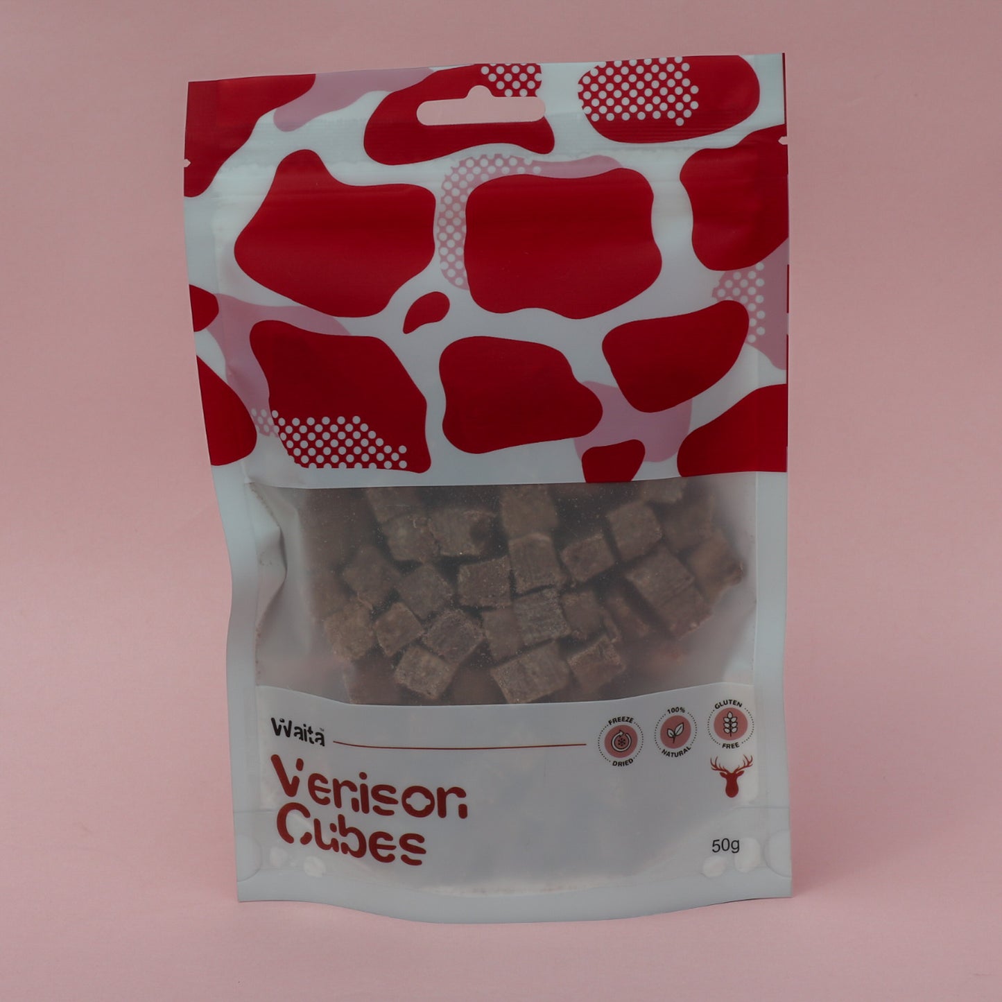 Waita Freeze-Dried Venison Cubes (50g/500g)
