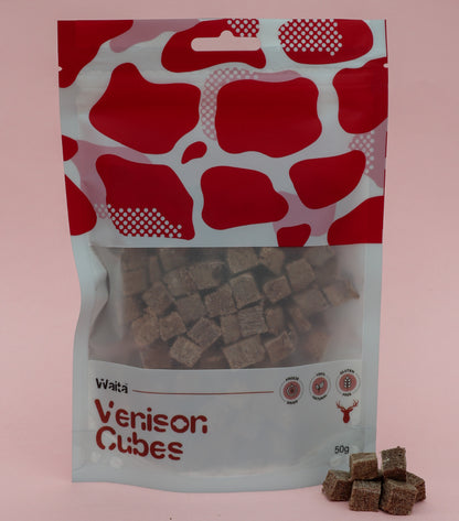 Waita Freeze-Dried Venison Cubes (50g/500g)