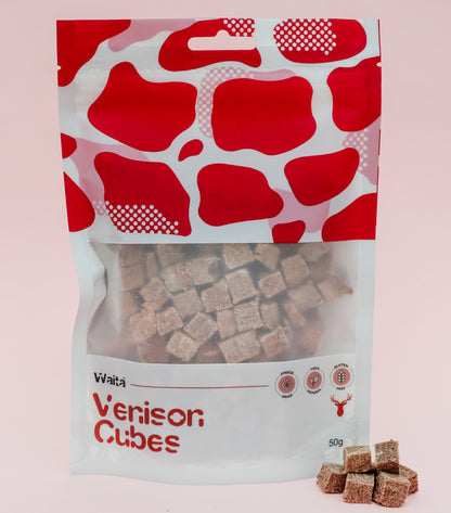 Waita Freeze-Dried Venison Cubes (50g/500g)
