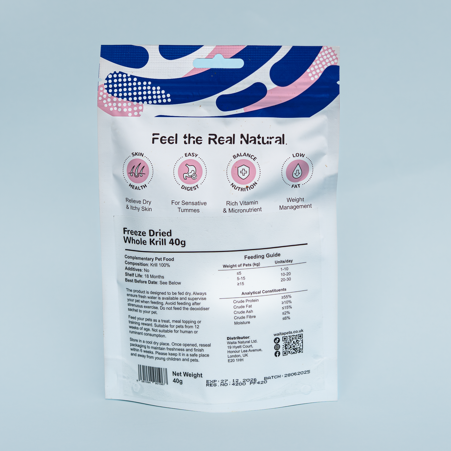 Freeze-Dried Whole Krill 40g/450g