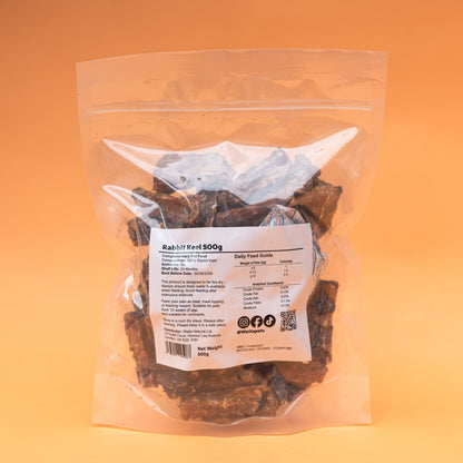 Waita Air Dried Rabbit Keel 500g
