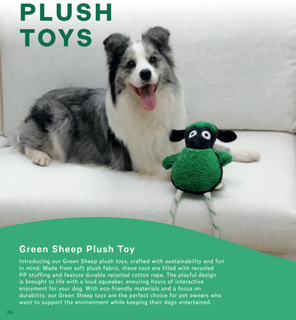 🐑 Eco-Friendly Plush & Rope Sheep Toys