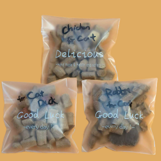 Freeze-Dried Complete Food Trial Pack for Cats (20g x 3)(Chicken/Duck/Rabbit)