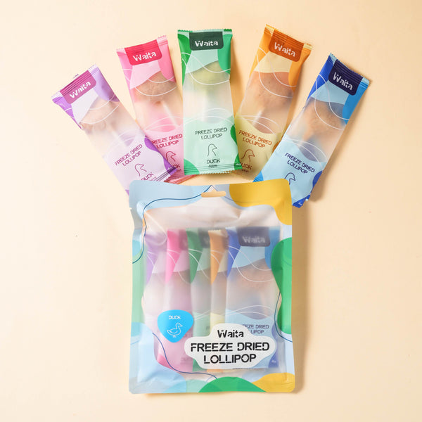 Waita Freeze-Dried Duck Lollipops – 5 Packs